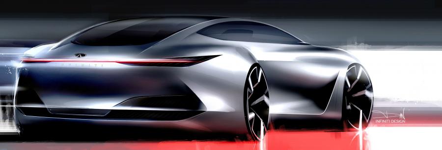Эскиз Infiniti Q Inspiration Concept 2018 года  (фото 55 из 60)